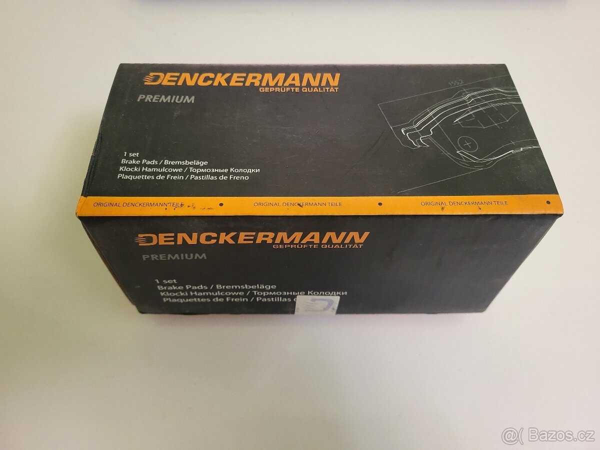 Sada brzdových destiček DENCKERMANN B110926 - 2