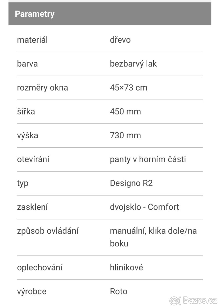 Prodám nový výlez/světlík - 2