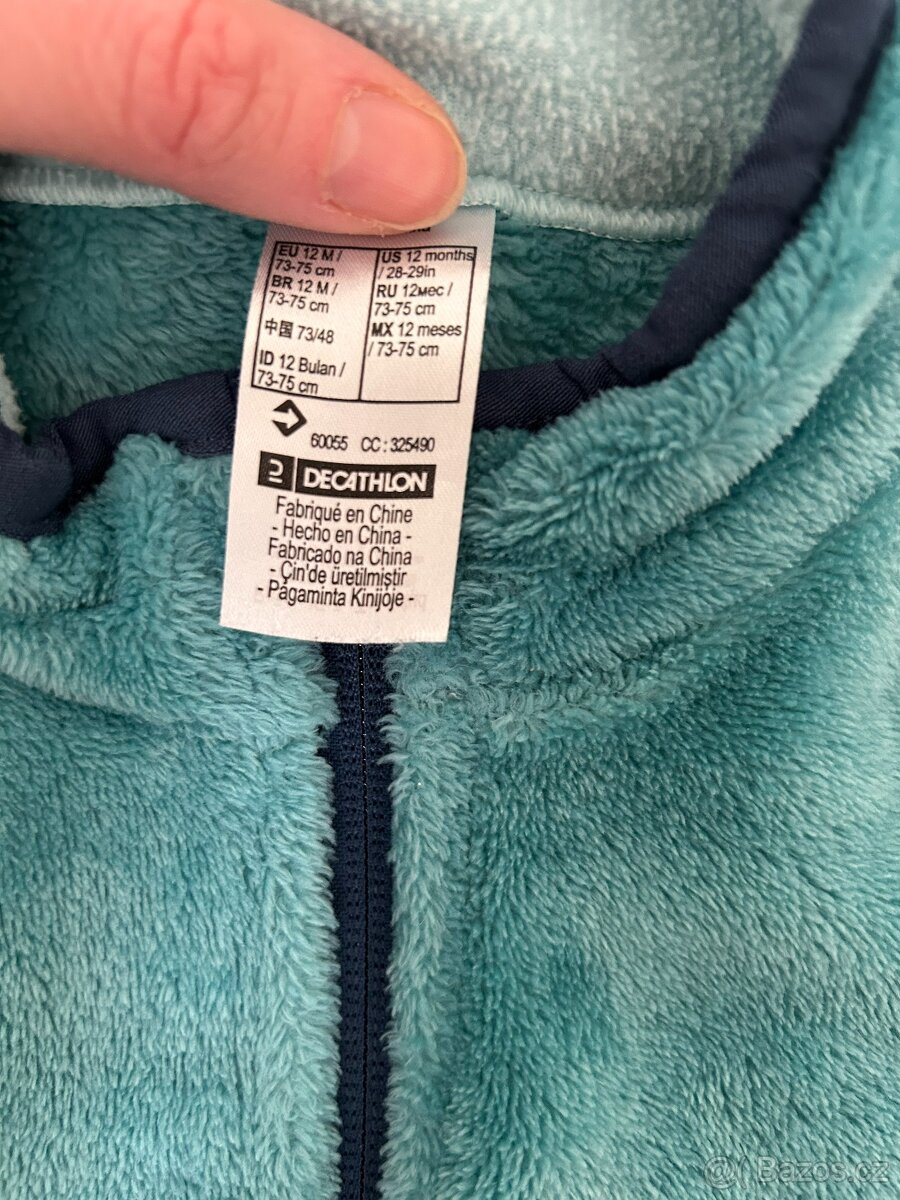 Dětská mikina Decathlon 12 měs. - 2