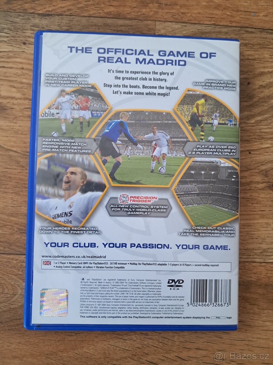PS2 - Real Madrid Club Football 2005 - 2