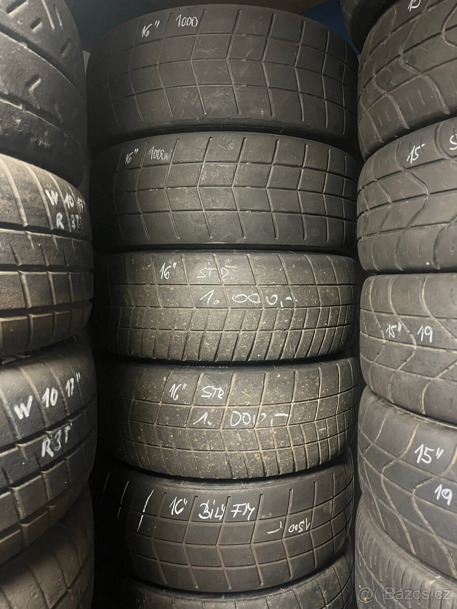 Prodám závodní pneu HOOSIER / Michelin R16" - R17" - 2