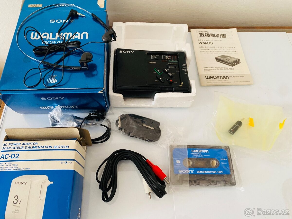 Walkman Sony WM-D3, rok 1985 - 2