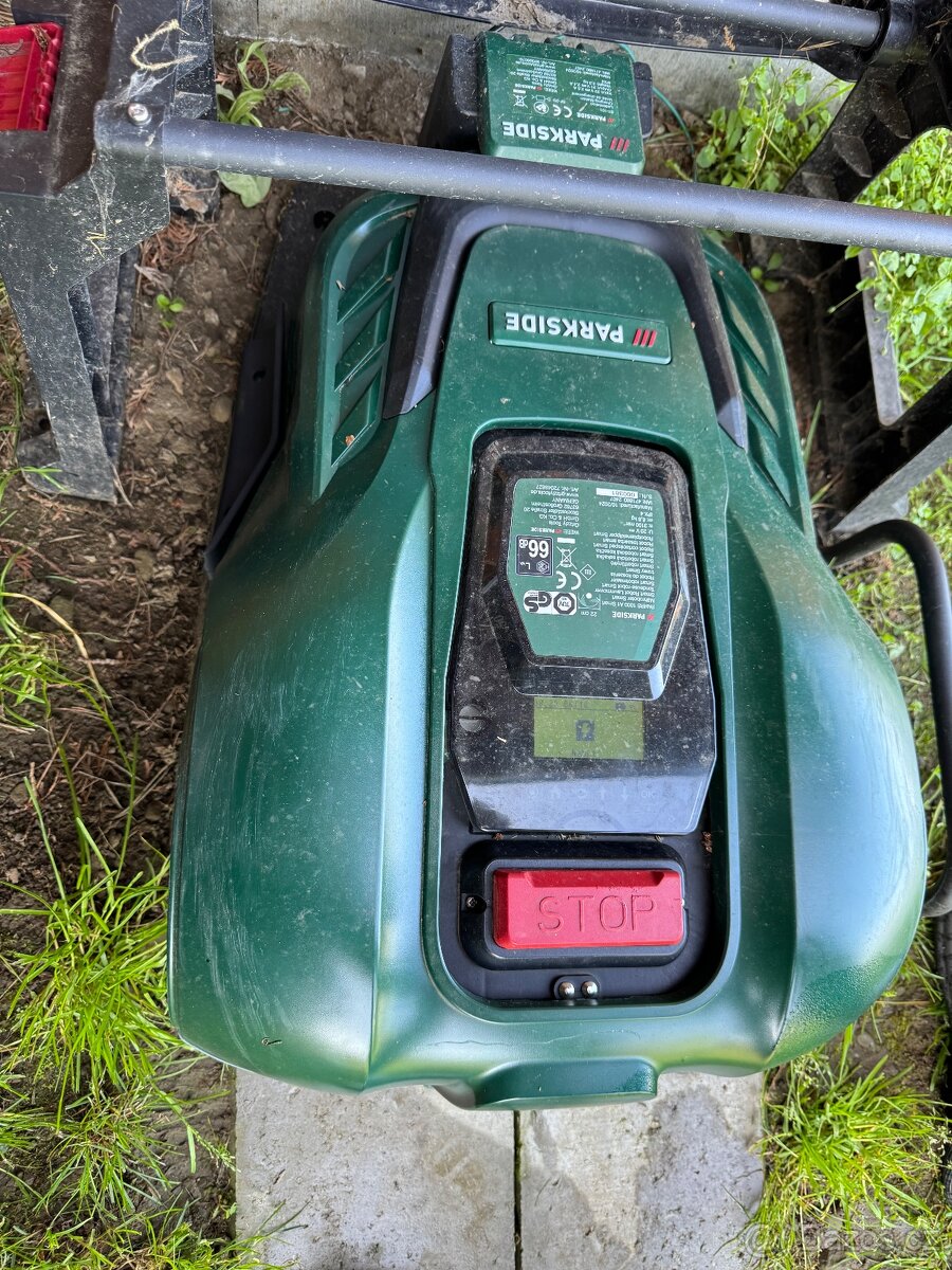 Vodítko, naváděcí nárazník robotické sekačky parkside - 2