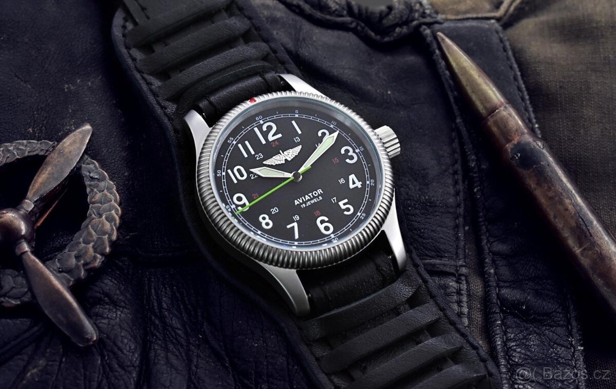 Letecké Hodinky Raketa AVIATOR TOP STAV - 2
