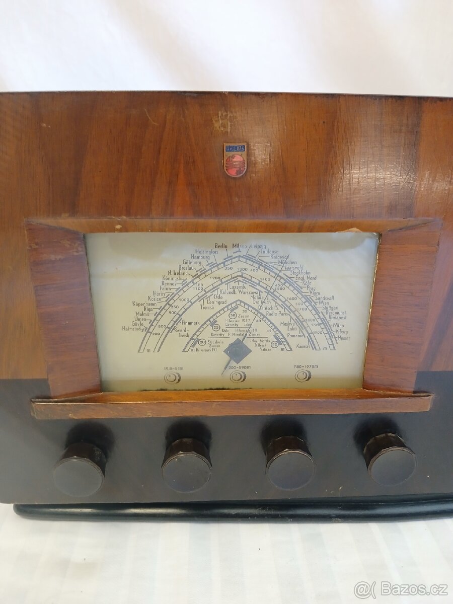 Starožitné radio Philips - 2