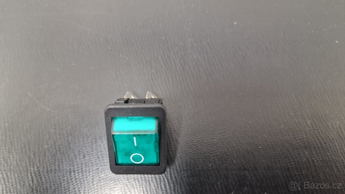 ATMOS - Vypínač hlavní - zelené - nové provedení - S0091 - 2