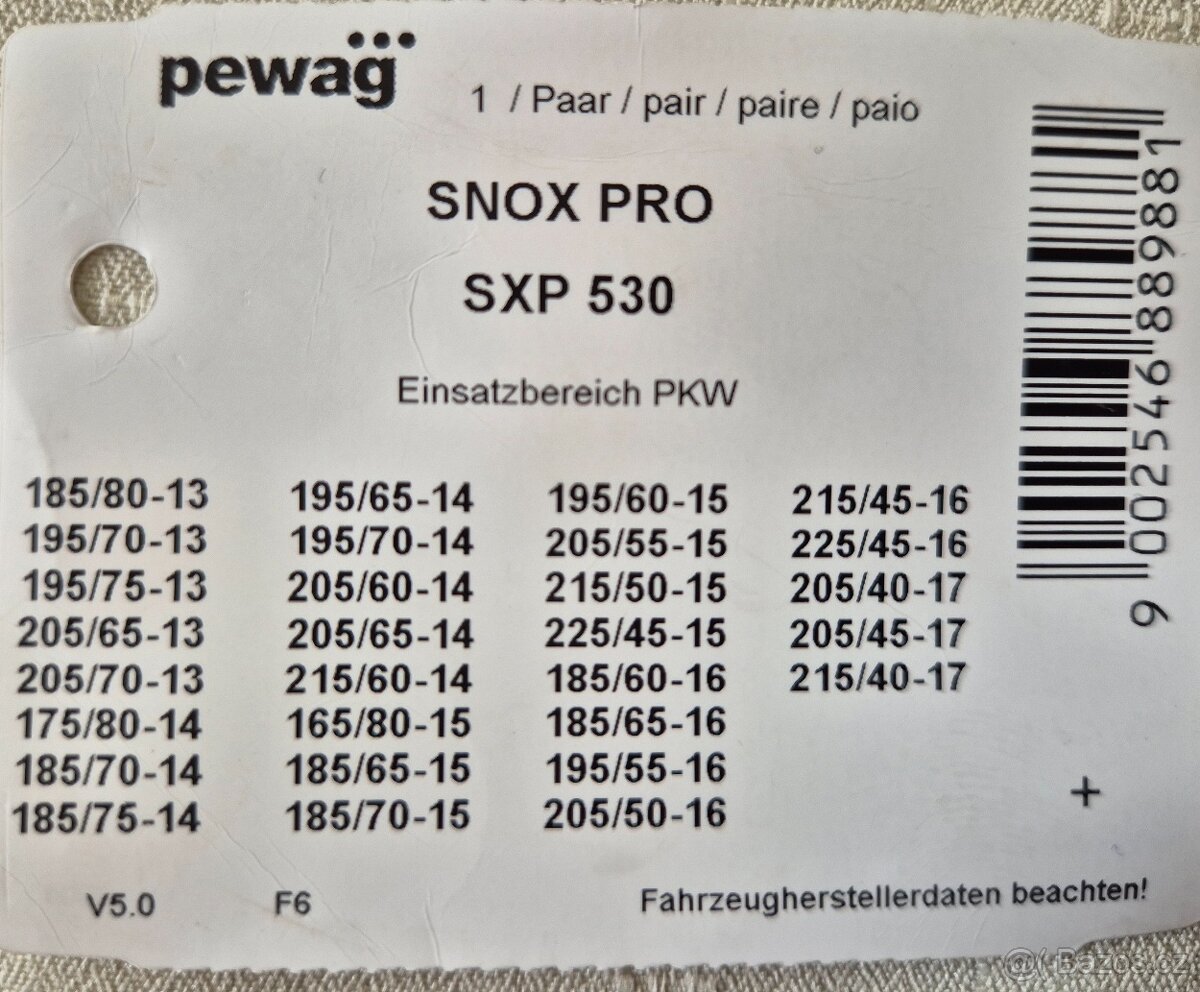Sněhové řetězy Pewag SXP 530 Snox Pro - 2