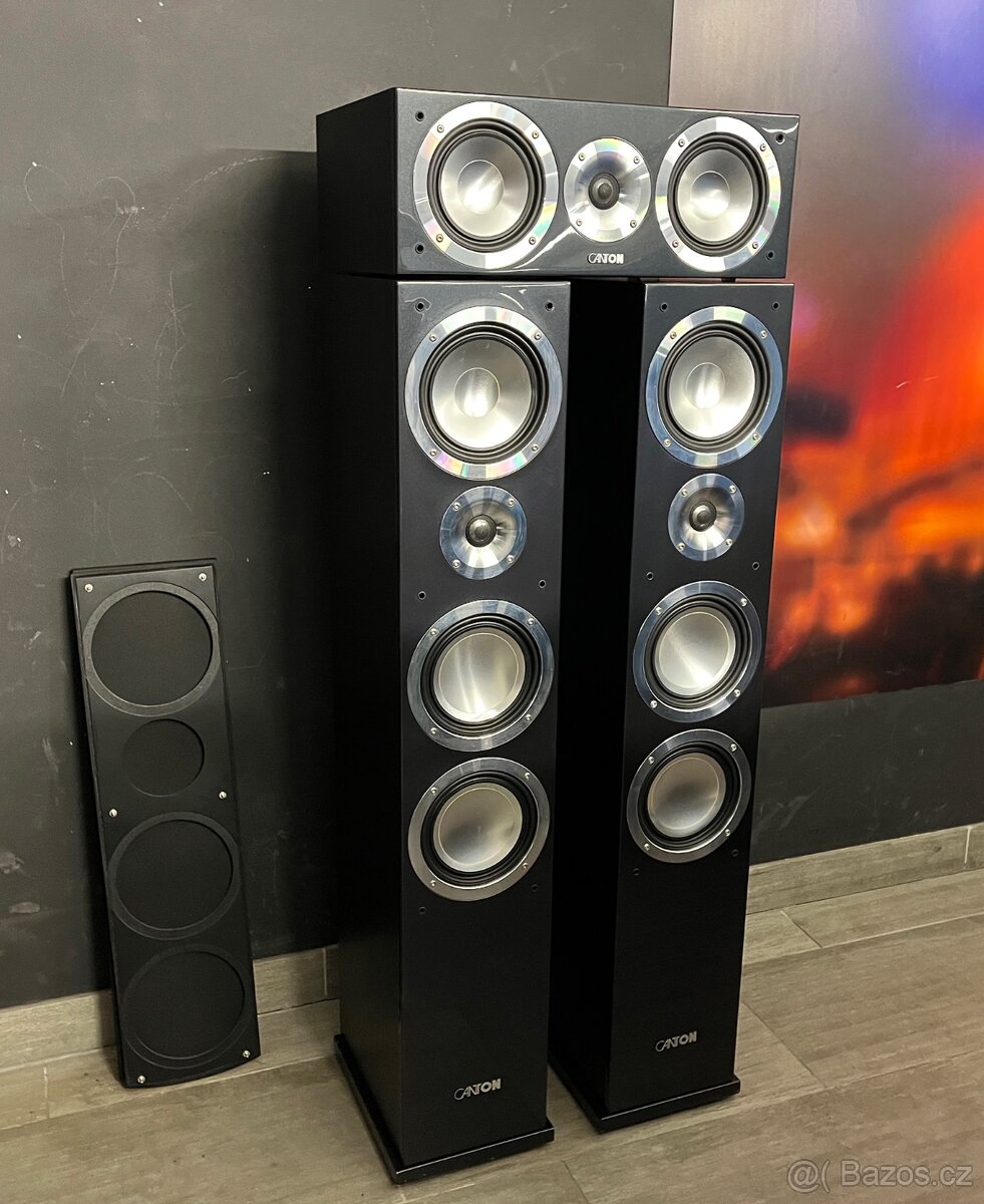 Reproduktory Canton Chrono 3 pásmové + center. - 2