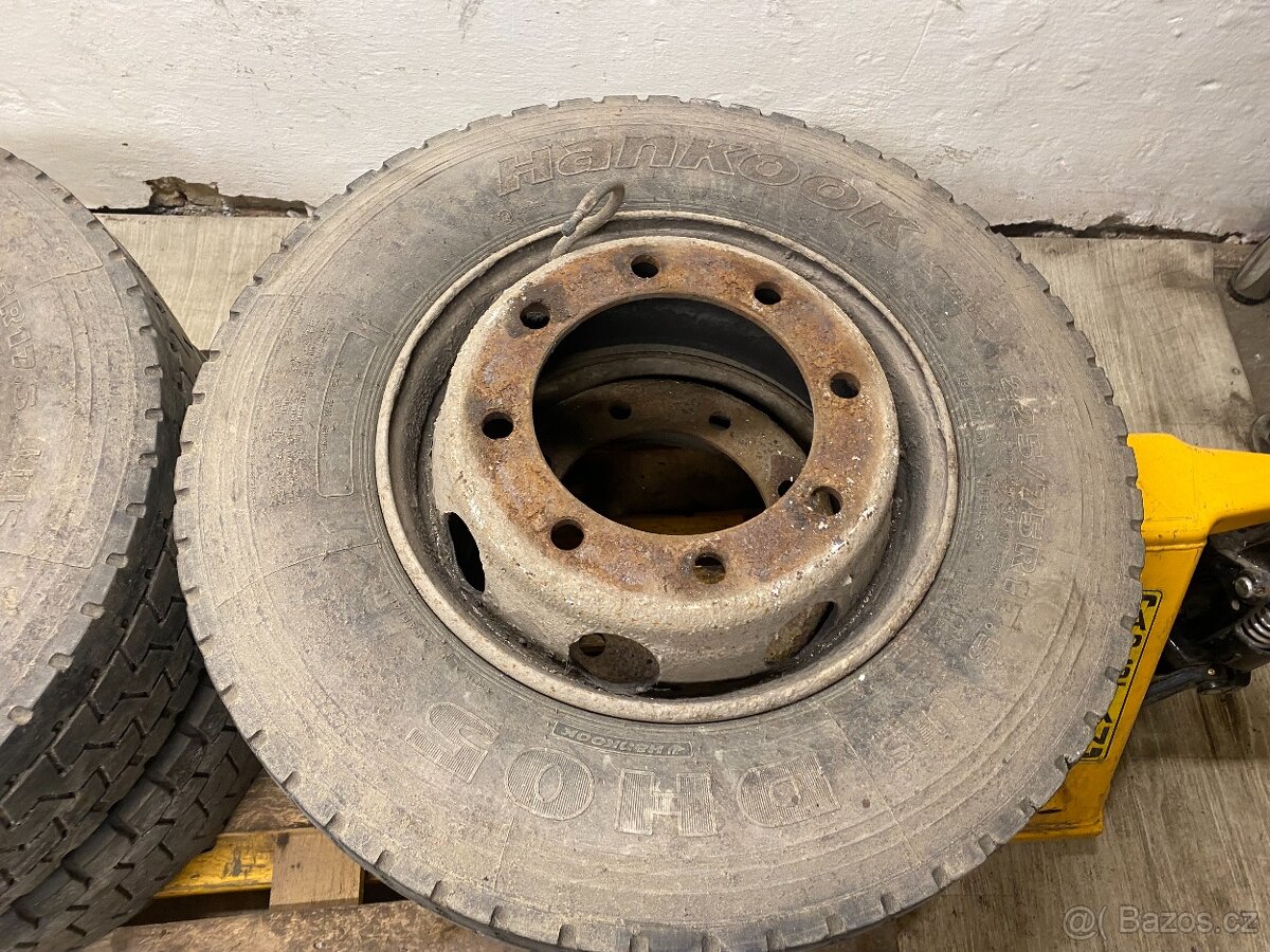 IVECO EUROCARGO - 4x PLECHOVÝ DISK 17,5R 8 DÍROVÉ - 2