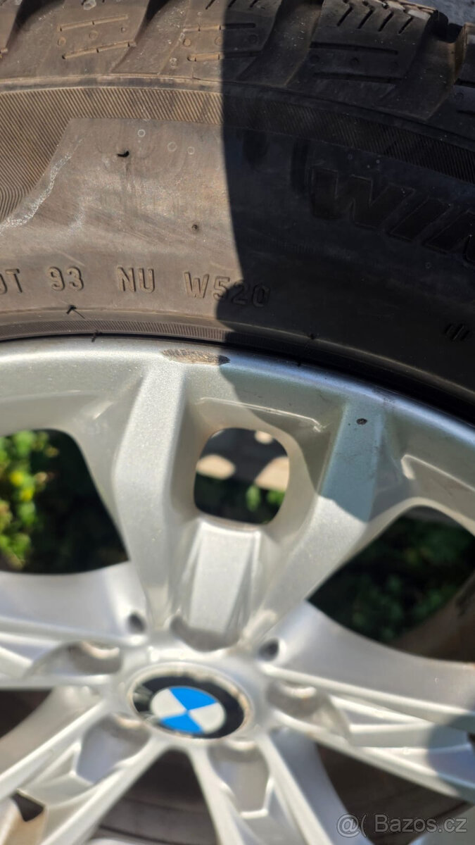Originál disky BMW včetně zimních pneumatik 225/50/R17 - 2