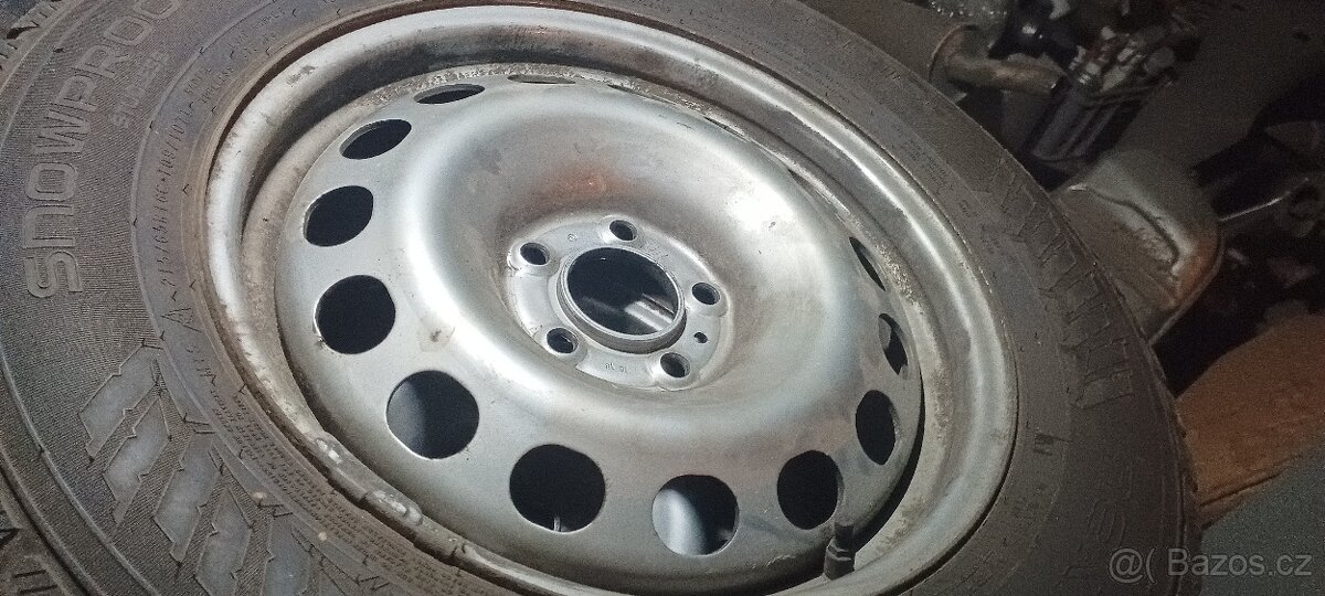 Prodám disky 5x108 + zimní pneu C - 2