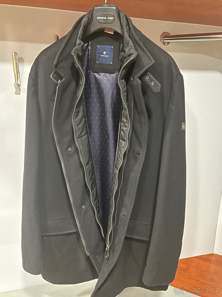 Pánský zimní kabát zn. Pierre Cardin vel. 60 - 2