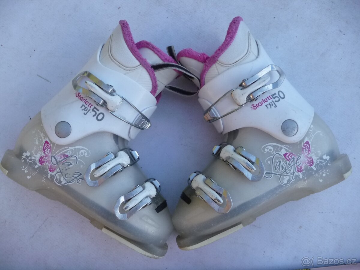 341. Detske lyže ROSSIGNOL - 100cm + boty LANGE 32 eu SET - 2