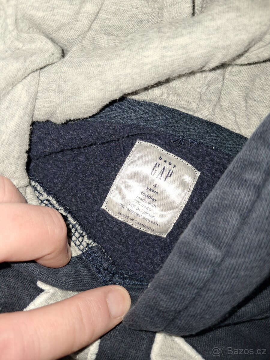 Mikina GAP, vel. 4 roky - 2