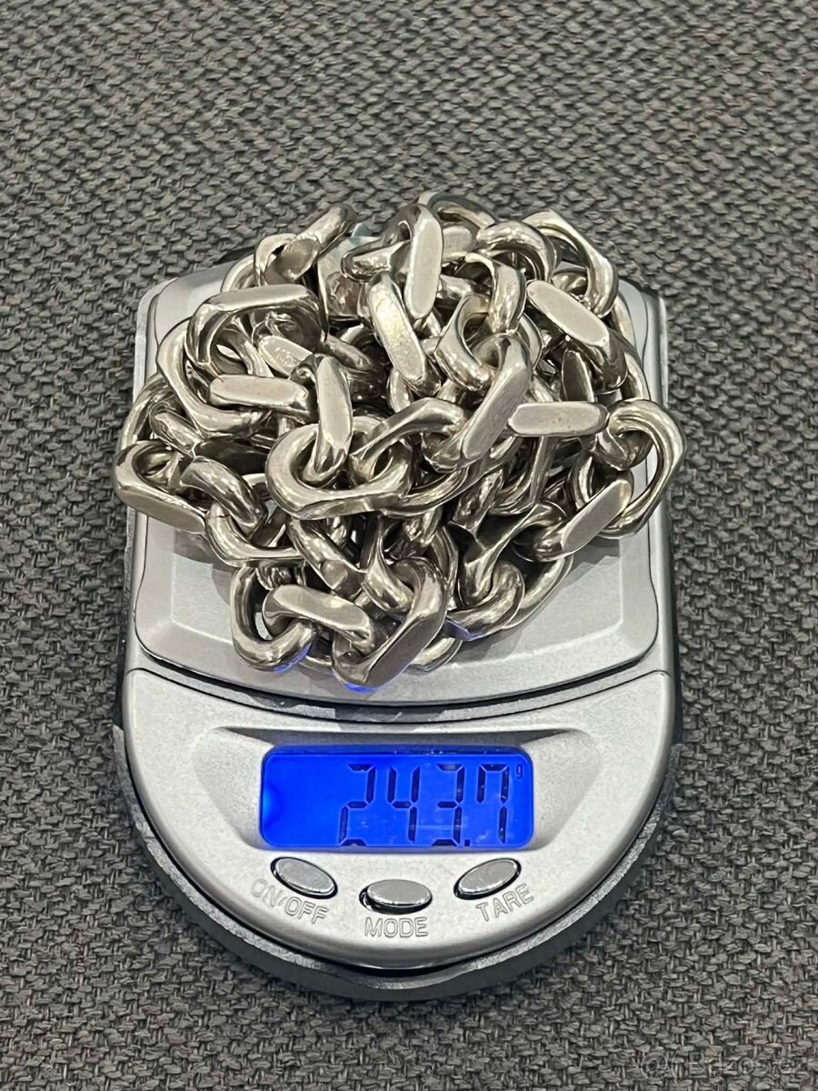 stříbrný řetěz ( 243,70 gramu ) - 2