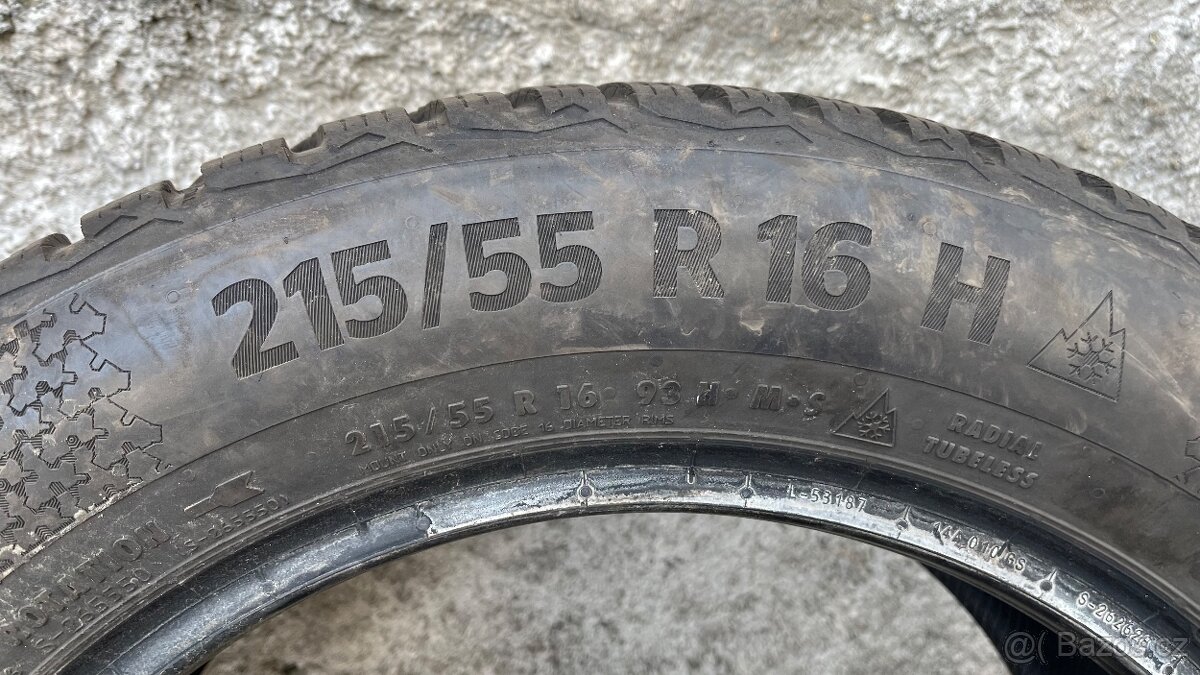 Zimní pneumatiky Continental 215/55 R16 - 2