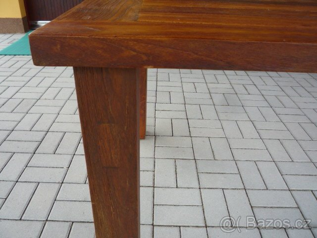 Teakový stůl-NOVÝ-nepoužitý - 2