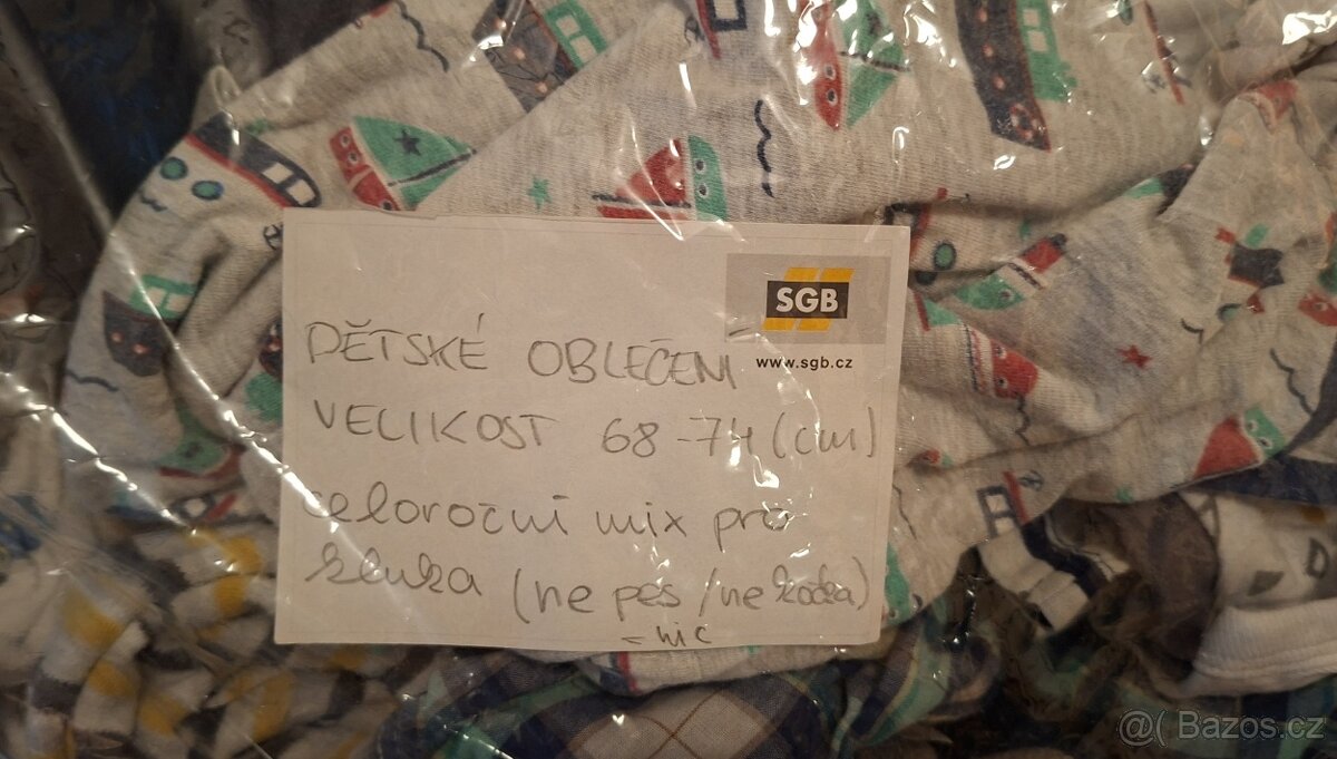 Celoroční mix oblečení 68-74 - 2