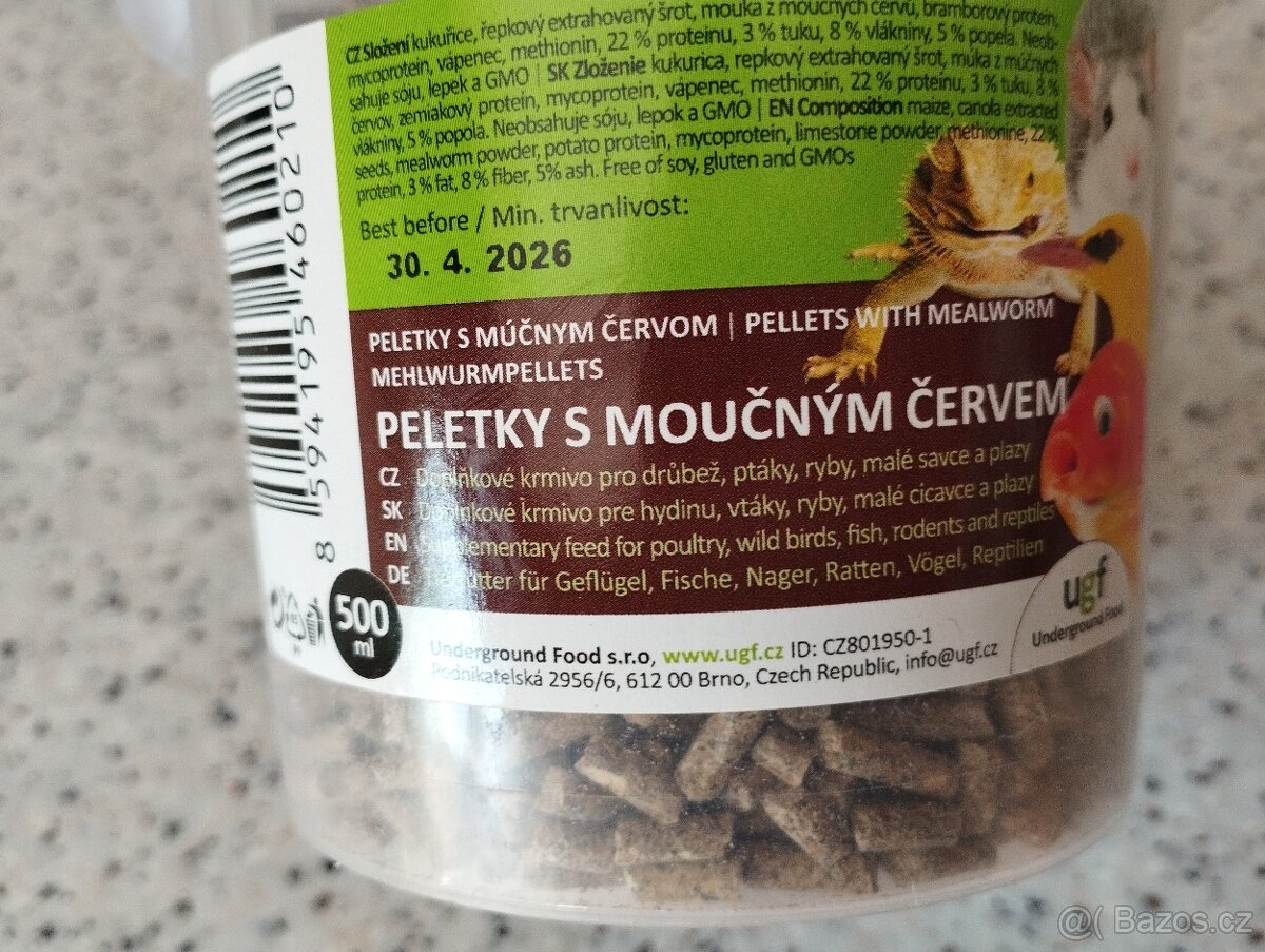 Krmení s moučným červem - 2