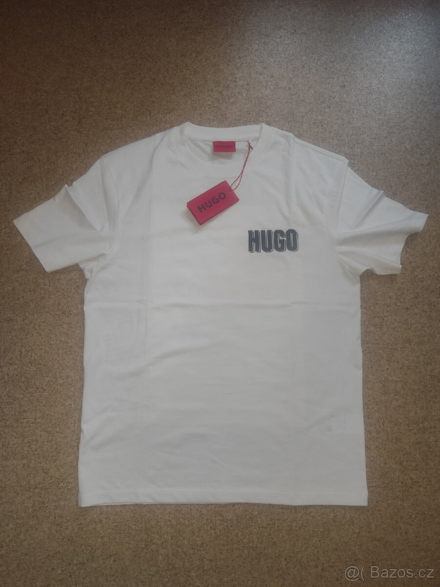 Bílé triko Hugo boss - 2