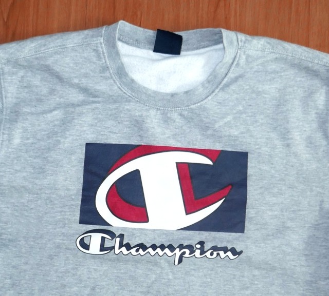 Šedá mikina, vel. XL, zn. Champion - 2