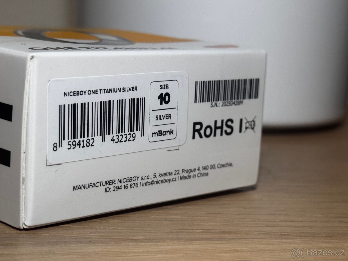 Vyměním NiceBoy One Titanium Silver S10 Prsten - 2