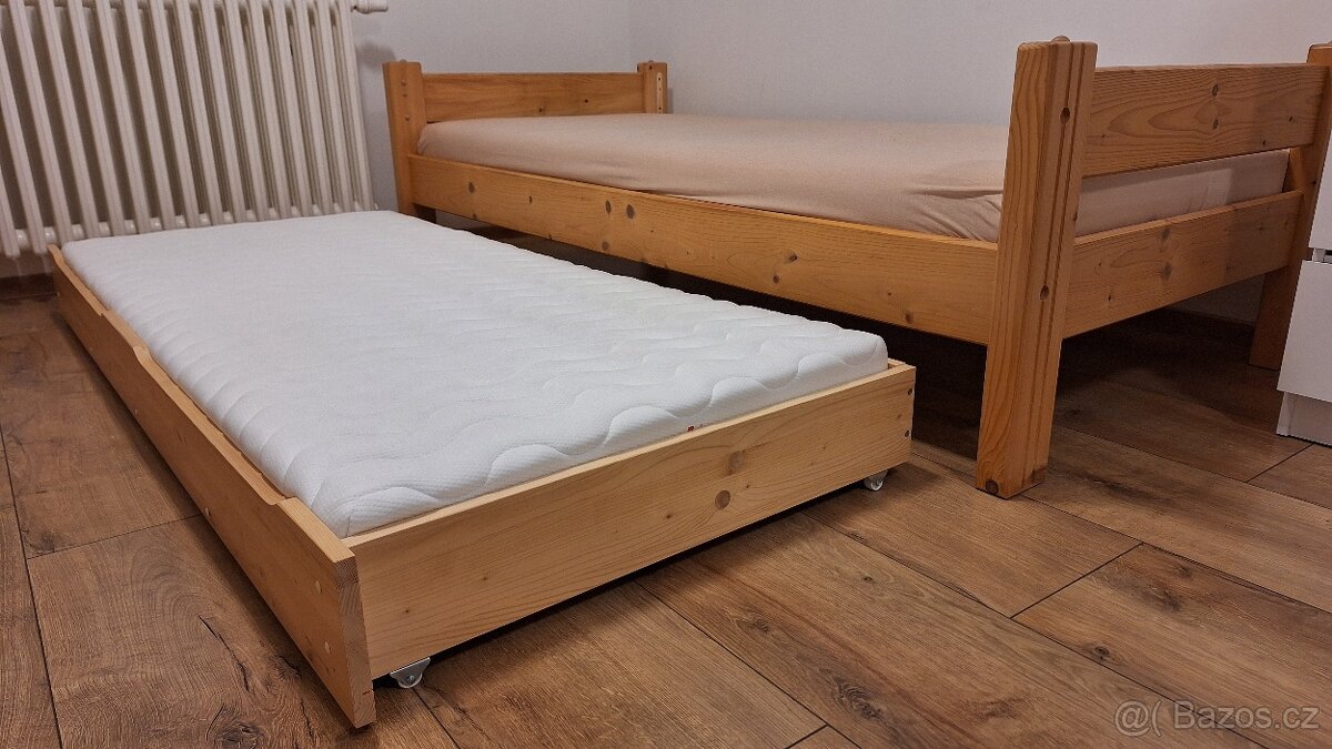 Postel Gazel a šuplík/přistýlka pod postel - 2