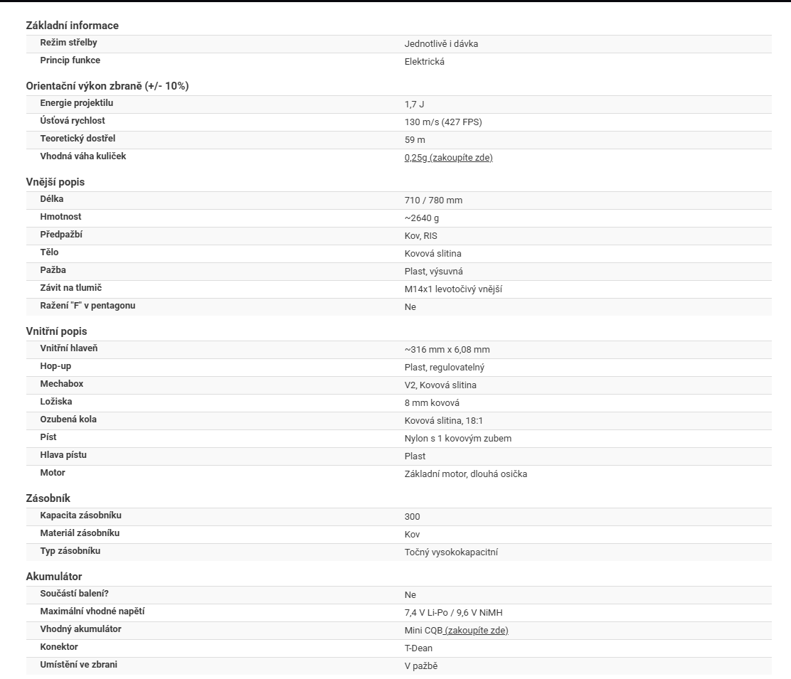 M4A1 Záčátečnický-Pokročilý Set - 2