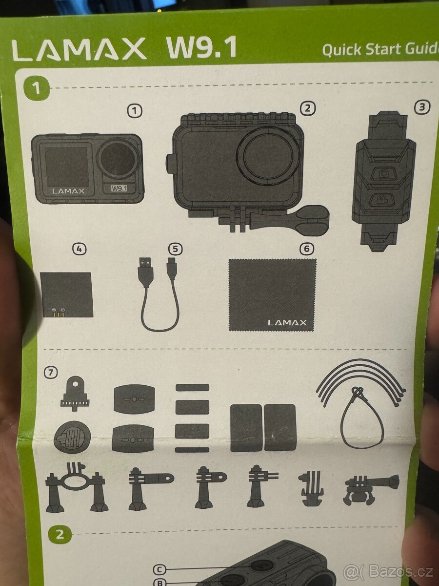 Lamax W9.1 + baterie a pouzdro navíc - 2