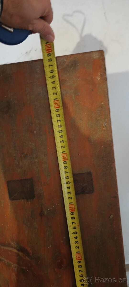 Dreveny masivni stul s lavicemi do sklepa, na chatu - 2