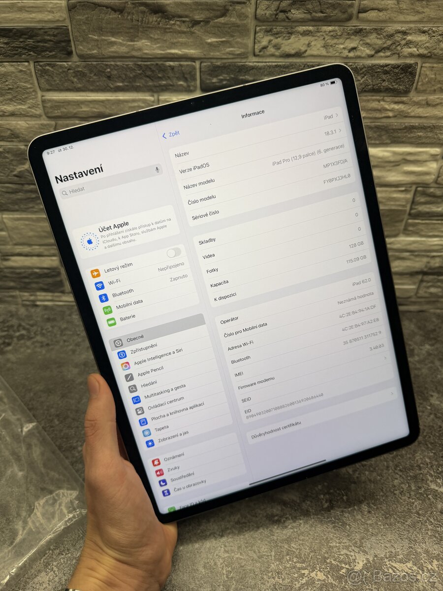 iPad Pro 12,9" 6 Gen 128GB 2022 Cellular - 2