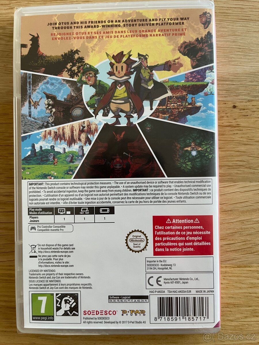 Owlboy Nintendo switch Nová - 2