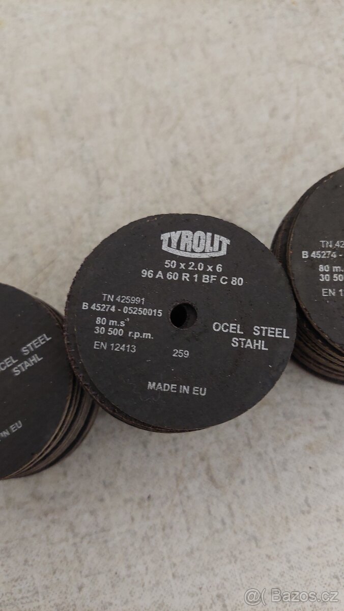 Řezné kotouče Tyrolyt - 2