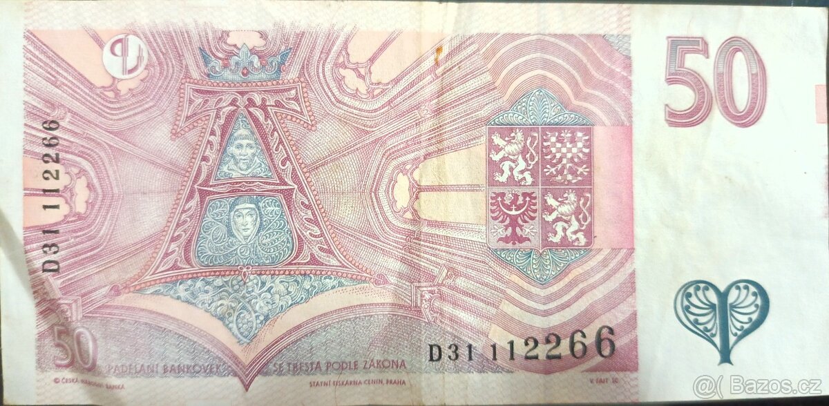50 Kč 1997 s. D - 2