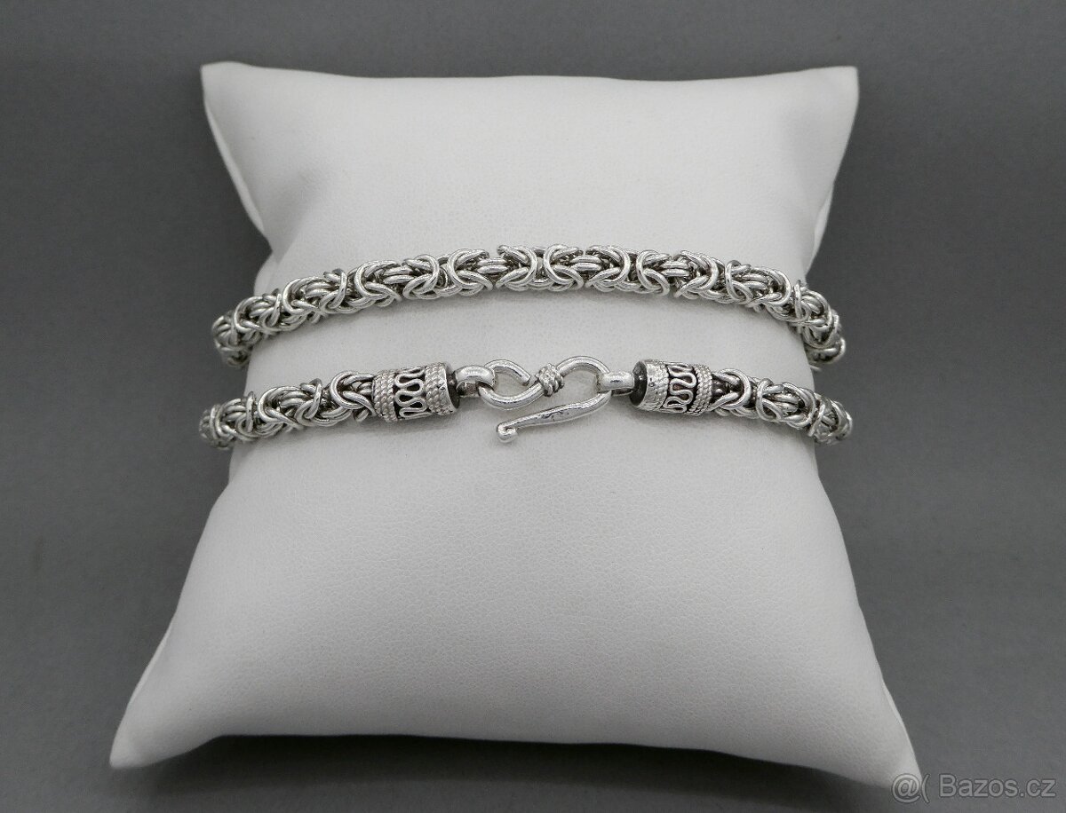 Luxusní stříbrný řetízek - 2