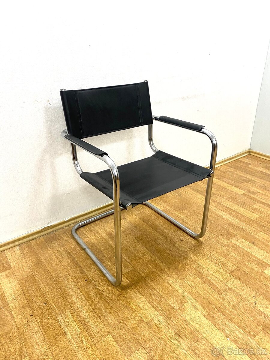Retro židle chrom kůže — - 2