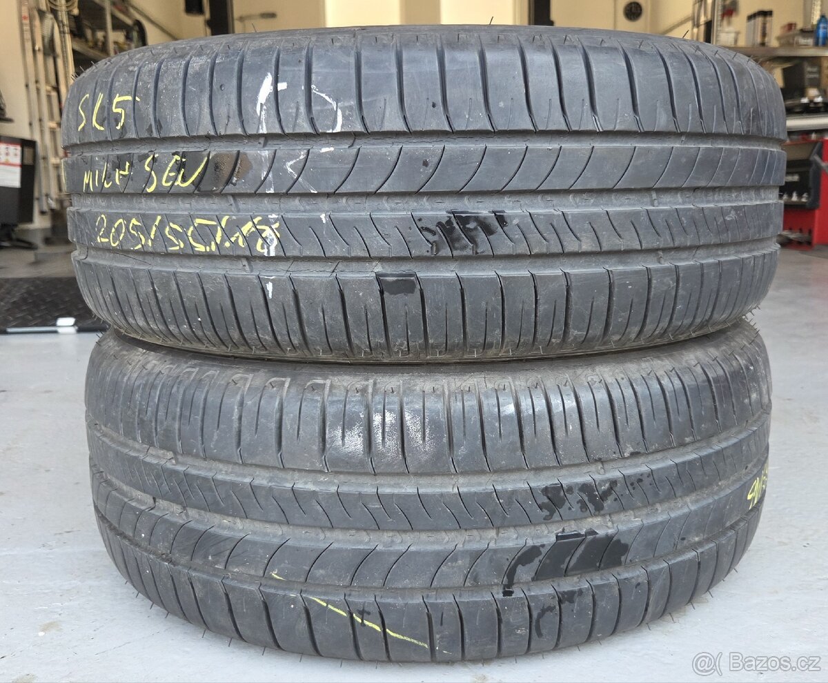 2x letni pneu 205/55/16...91H...MICHELIN - 2