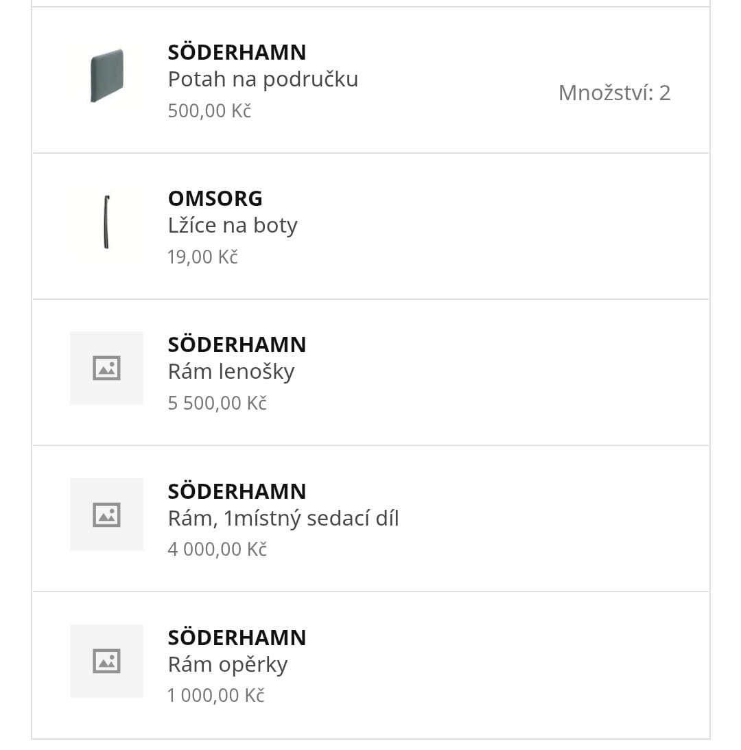 Pohovka Soederhamn IKEA - 2