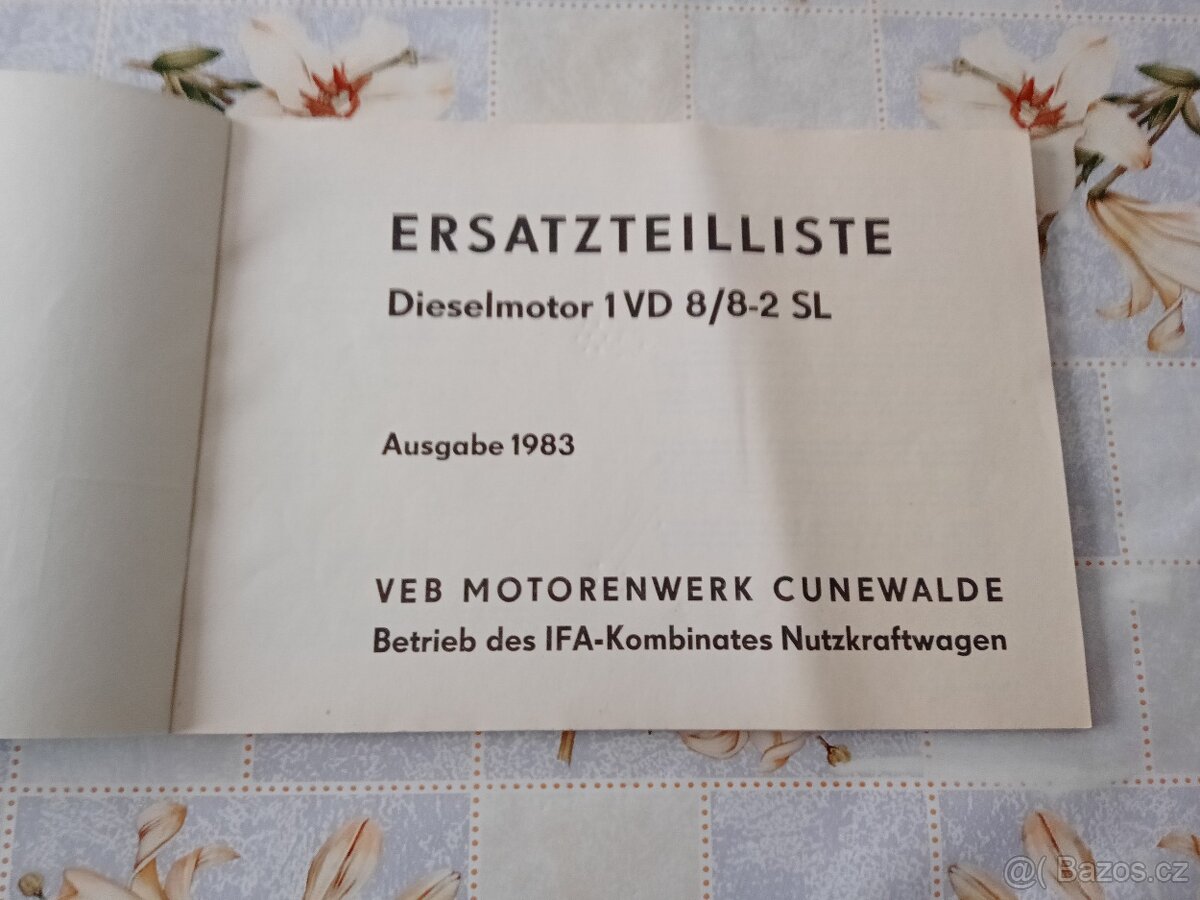 Nabízím katalog na motor IFA 1VD 8/8-2SL - 2