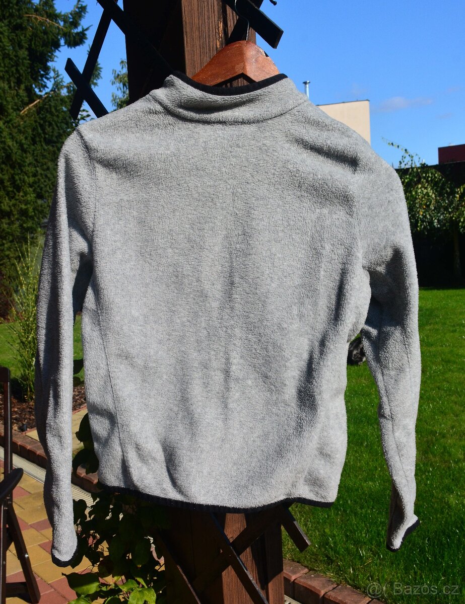 Dětská fleecová mikina zn. QUECHUA, šedá - 2