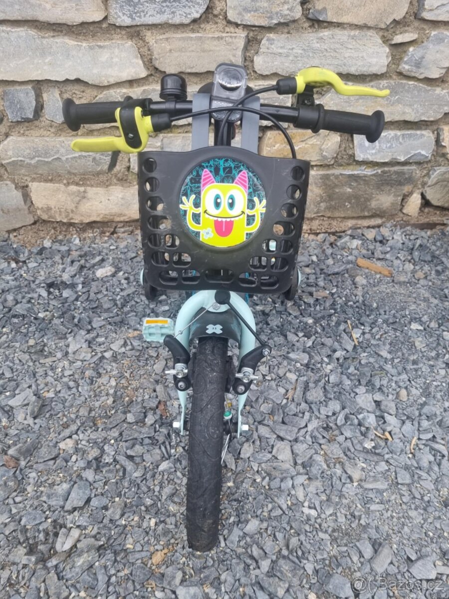 Dětské kolo 14" s přídavnými kolečky - 2