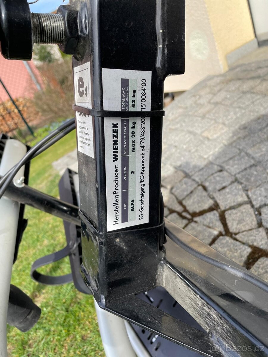 Prodám nosič kol na tažné zařízení zn. ALFA - 2