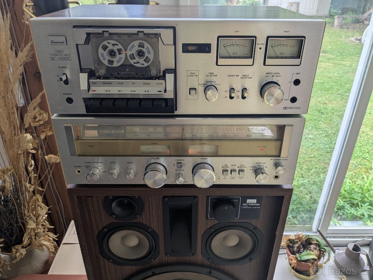 Sansui G3000 + Sansui SC-1100 + Sansui SP - 2