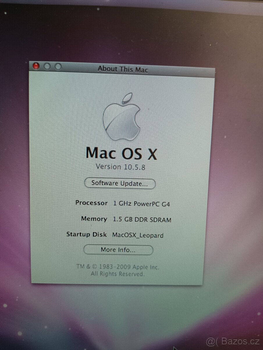 Apple PowerBook G4 1GHz, 1.5GB 60GB - 2
