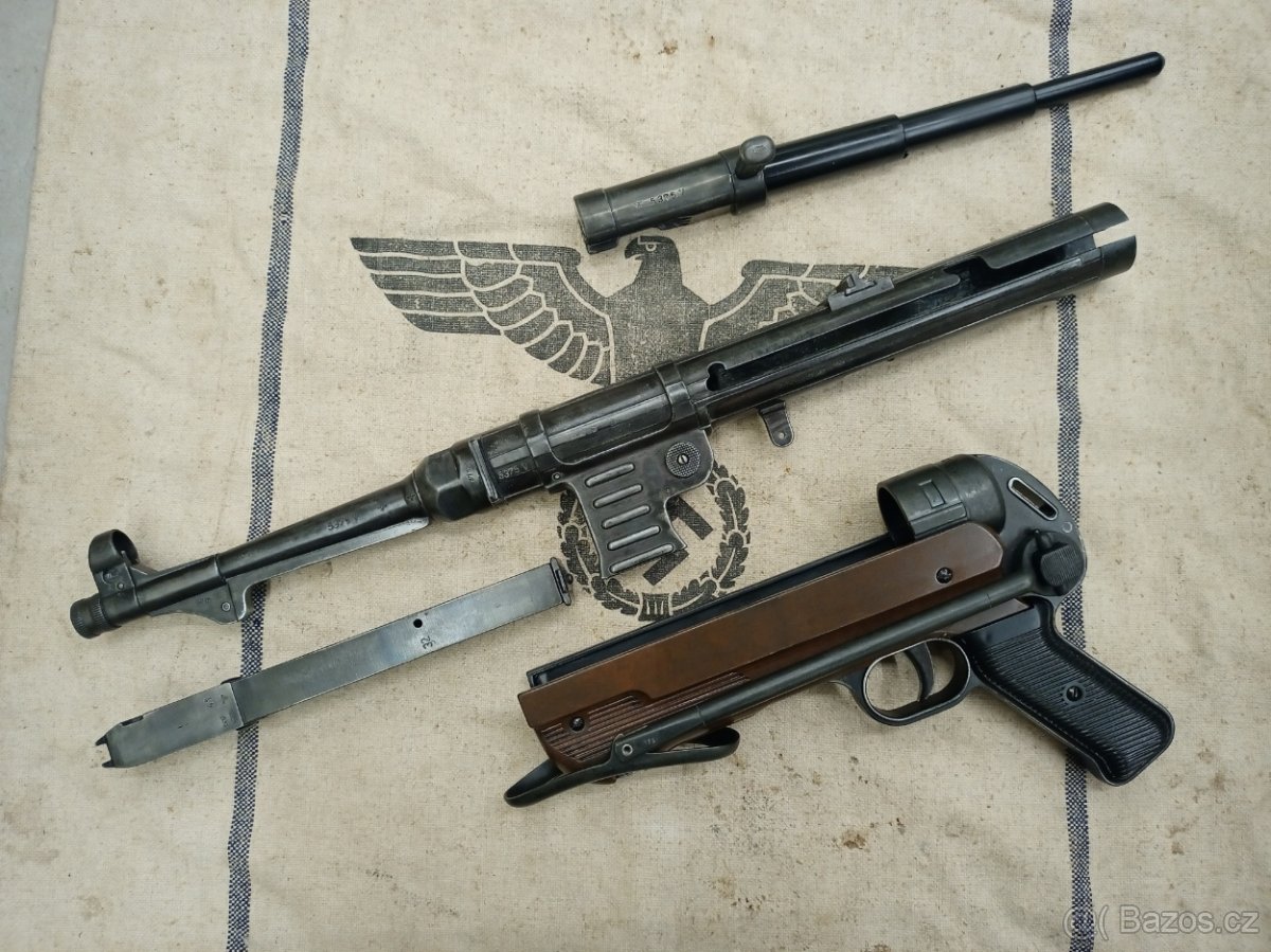 Samopal MP 40 , Kovový model Bnz 41- Steyr - 2