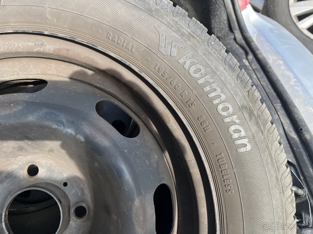Disky R15 Peugeot/Citroen aj.x 4 + letní pneu - 2