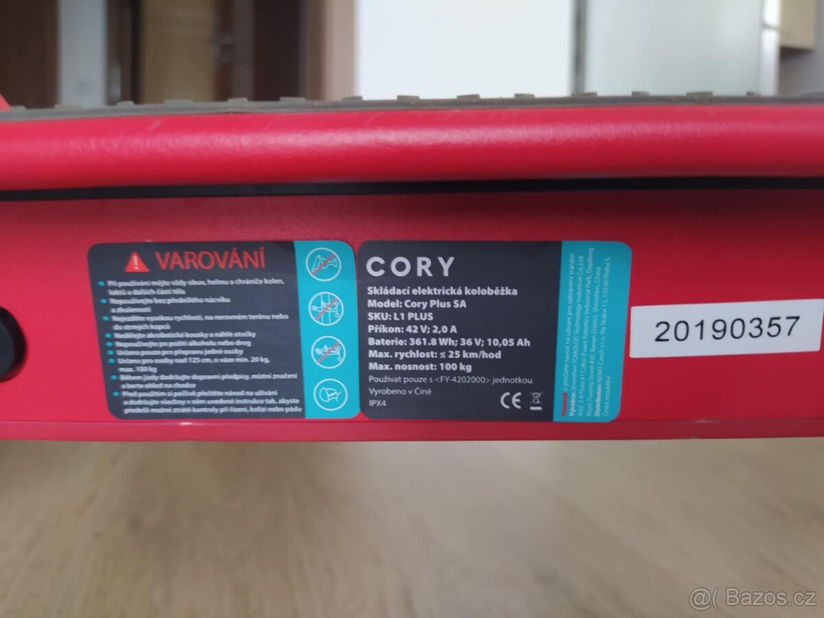 Elektrokoloběžka Cory Race - 2