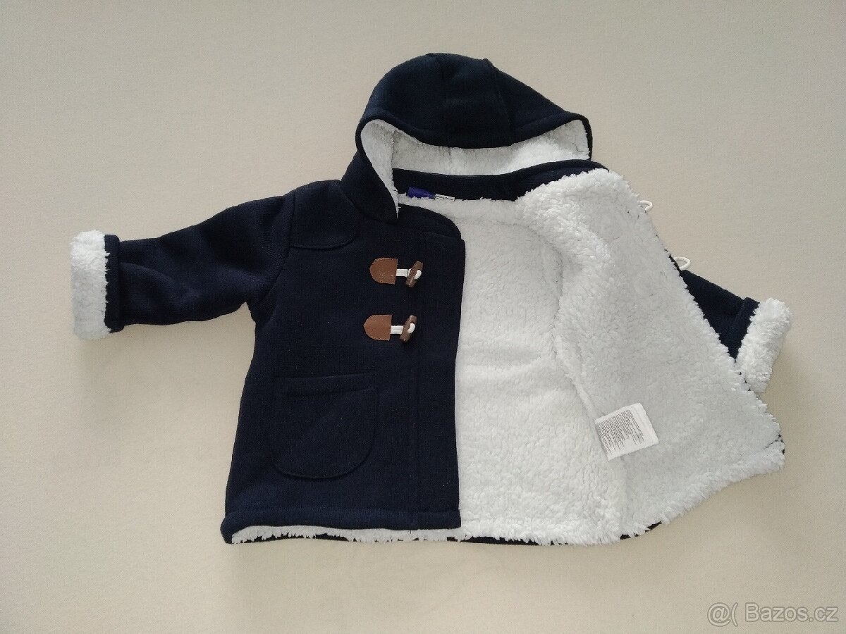 Teplý kabátek vel. 74/80 - 2