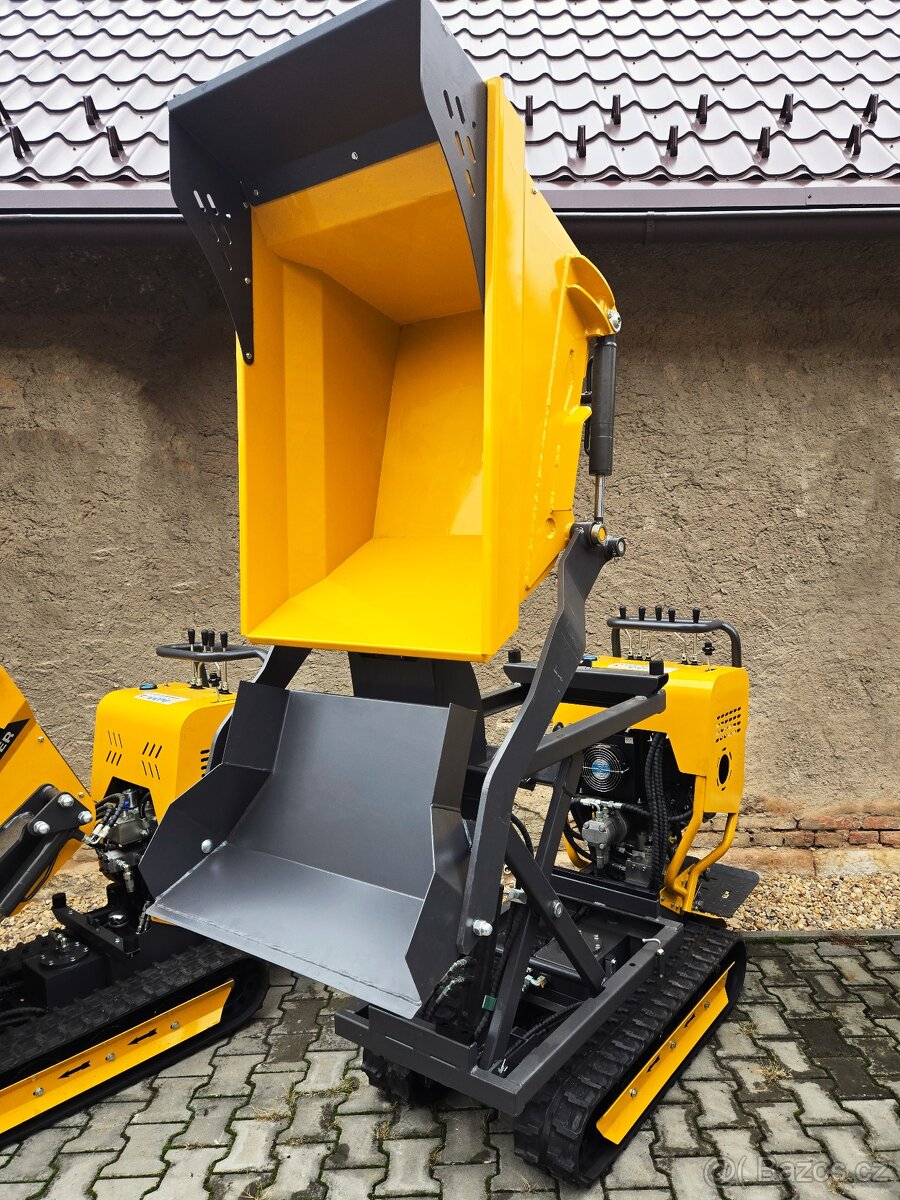 Pásový dumper 500 kg – zvedací korba, Briggs & Stratton 2mth - 2