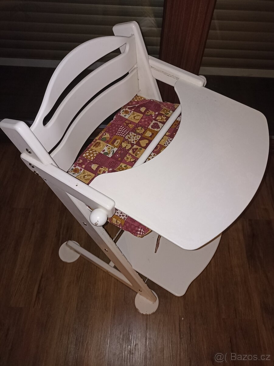 Dětská rostoucí židle Jitro - bílá - 2